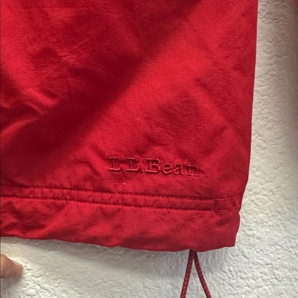 L.L. Bean Men's Vibrant Red Raincoat